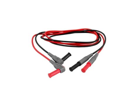 Kable przewody pomiarowe do miernika (wtyk kątowy) 2x 1m czarny + czerwony 1000 V kat. III UNI-T L09
