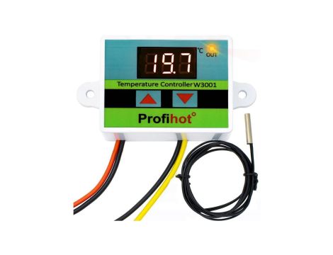 REGULATOR TEMPERATURY TERMOSTAT ELEKTRONICZNY CYFROWY W3001 1500W 230V