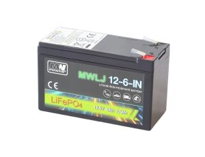 Akumulator LiFePO4 12,8V 6Ah MWLJ 12-6-IN