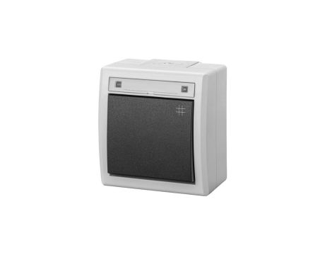 AQUANT 2K łącznik natynkowy krzyżowy IP55 szary 5006-10