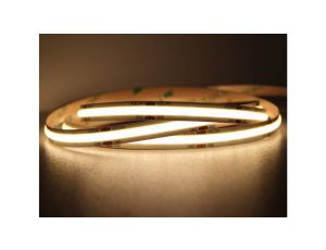 UQS-COB-12W-WW-12V-5m Profesjonalna taśma LED typu COB, 12W 480 chips/m, CRI 90, 12V, biala ciepla, 3000K, IP20, 5m