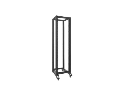 Szafa stojąca OPEN RACK 19 42U 600x800mm do serwerów i magazynów energii otwarta czarna LANBERG