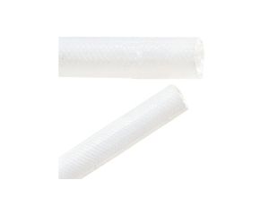 Rurka z włókna szklanego pokryta silikonem odporne w zakresie -10C + 200C 1,5/8 10szt biała WSG