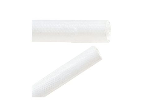 Rurka z włókna szklanego pokryta silikonem odporne w zakresie -10C + 200C 1,5/2 10szt biała WSG