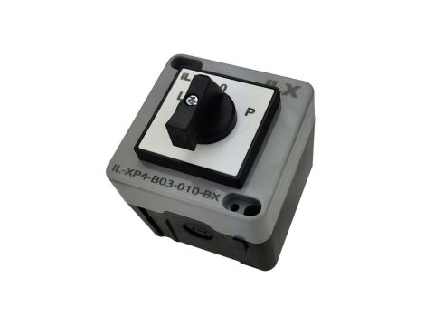 ŁĄCZNIK KRZYWKOWY 40A LEWO PRAWO 3F W OBUDOWIE IP65 L-0-P