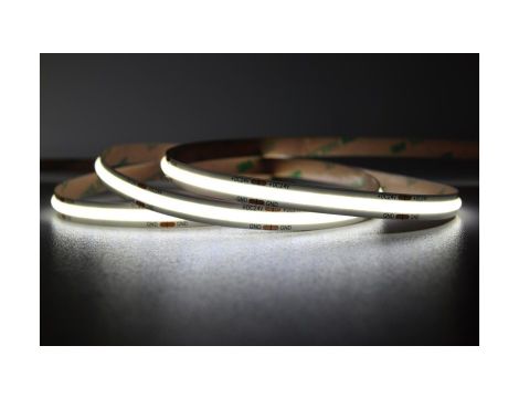 UQS-COB-8W-W-24V-50m Profesjonalna taśma LED typu COB, 8W 320 chips/m, CRI 90, 24V, biala, 6500K, IP20, 50m