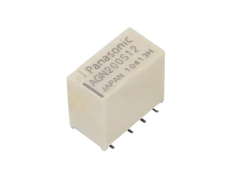 AGN200S12 Przekaźnik elektromagnetyczny DPDT Ucewki 12VDC 1A 1A/30VDC