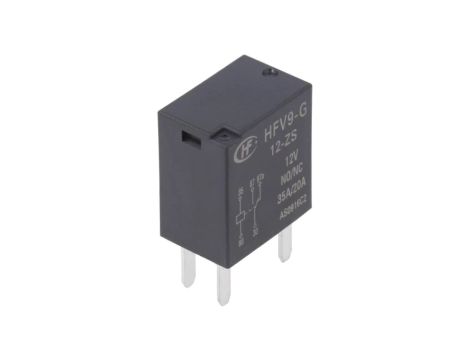 HFV9-G/12-ZS Przekaźnik elektromagnetyczny SPDT Ucewki: 12VDC 35A 124