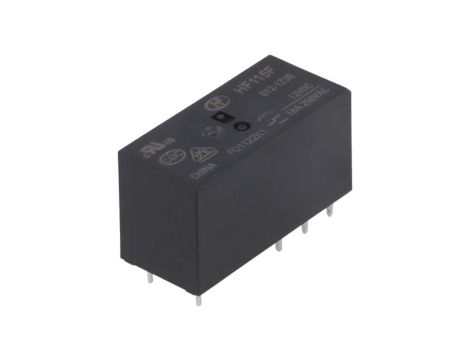 Przekaźnik elektromagnetyczny SPDT Ucewki: 12VDC 16A PCB HF115F/012-1Z3B