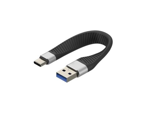 Kabel USB 3.0 USB-A na USB-C 3.2 Gen2 15W M/M 12cm FPC ICOC USBC-FL-U322