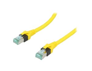 09474747110 Patch cord S/FTP 6 linka Cu PUR żółty 1,5m 26AWG Żyły: 8
