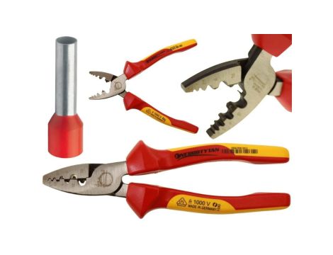 Zaciskarka izolowana do tulejek 0,25-16mm2 / 180 mm / 1000V / ETOW16 / MADE IN GERMANY