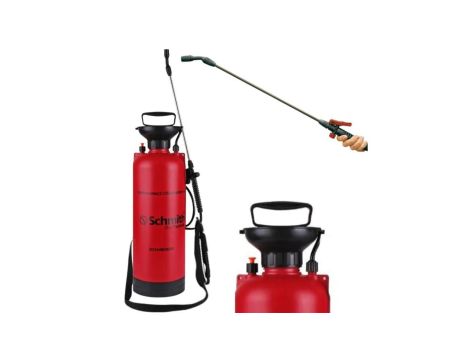 Opryskiwacz ciśnieniowy z lancą 10L ogrodowy ręczny z pasem na ramię Schmith