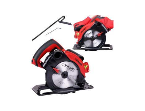 Piła tarczowa pilarka ręczna do drewna 185mm 1300W sieciowa Schmith