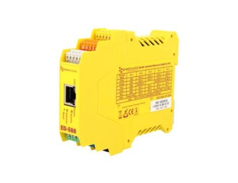 ED-588 Bramka Modbus, liczba portów: 1, 530V DC, na szynę DIN, Ethernet