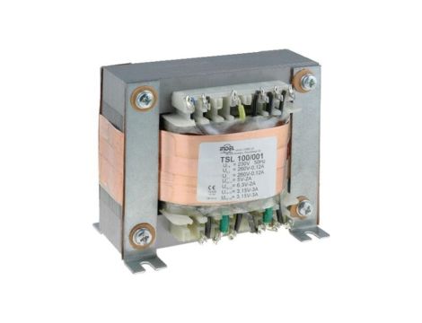 TSL100/001 Transformator: sieciowy, 230VAC, 260V, 260V, 3,15V, 3,15V, 5V, 6,3V