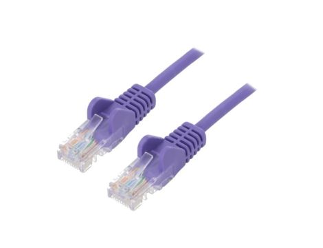 U/UTP5-CCA-200VI Patch cord U/UTP 5e linka CCA PVC pomarańczowy 20m 27AWG