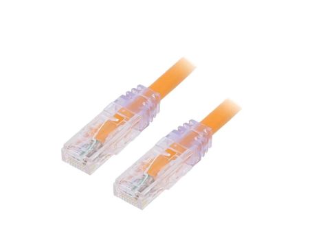 UTP6AX0.5MOR Patch cord TX6A™ 10Gig,U/UTP 6a drut Cu PVC pomarańczowy