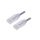UTP28SP0.5MGY Patch cord TX6-28™,U/UTP 6 linka Cu LSZH szary 0,5m 28AWG