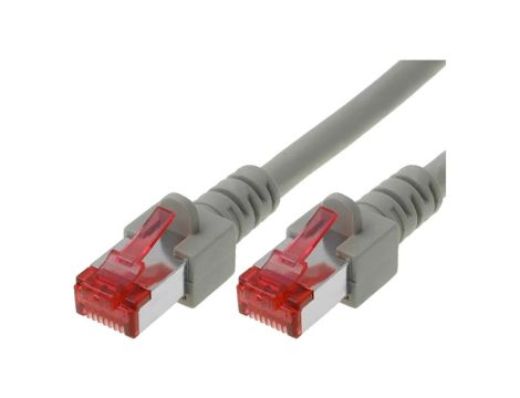 Patch cord S/FTP 6 linka Cu LSZH szary 3m 27AWG 82860