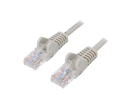 U/UTP6-CCA-200GY Patch cord U/UTP 6 linka CCA PVC szary 20m 24AWG