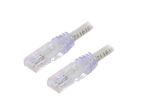 UTP6AX1MGY Patch cord TX6A™ 10Gig,U/UTP 6a drut Cu PVC szary 1m 24AWG