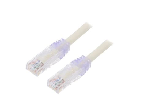 UTPSP0.5MY Patch cord TX6™ PLUS,U/UTP 6 linka Cu LSZH biały 0,5m 24AWG