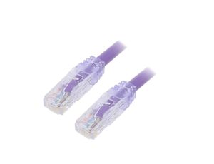 UTPSP1MVLY Patch cord TX6™ PLUS,U/UTP 6 linka Cu LSZH fioletowy 1m