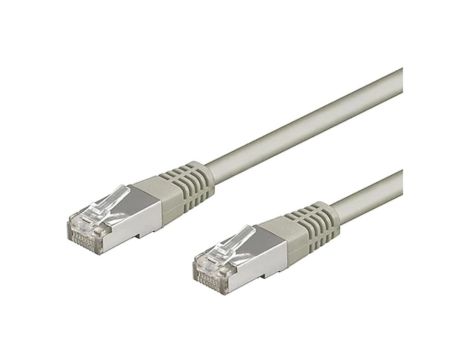 SF/UTP5-CCA-150GY Patch cord SF/UTP 5e linka CCA PVC szary 15m 26AWG