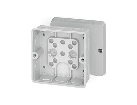 Puszka instalacyjna DE 9340 natynkowa 98x98x55 hermetyczna IP55 szara HENSEL