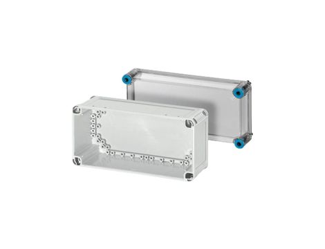 Obudowa plastikowa skrzynka hermetyczna, drzwi transparentne poliwęglan 300x150x170mm IP66 HENSEL