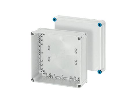 Obudowa plastikowa skrzynka hermetyczna, drzwi nieprzezroczyste poliwęglan 300x300x170mm IP66 HENSEL