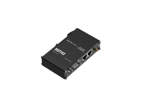 Router przemysłowy WiFi 4, RS232, 2x RJ45 100Mb/s, IP30 Teltonika RUT142