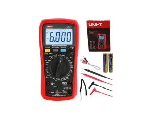 Miernik uniwersalny samochodowy z pomiarem RPM multimetr cyfrowy z wyświetlaczem LCD UNI-T UT107+