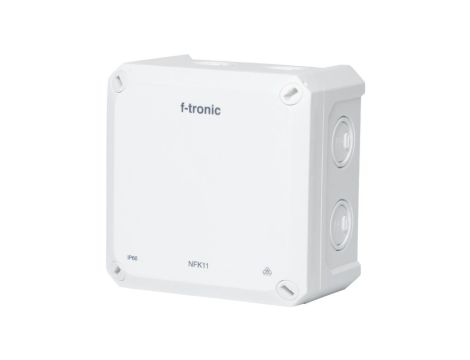 Puszka instalacyjna natynkowa NFK11 110x110x67mm bezhalogenowa hermetyczna IP66 biała NEPTUN Compact F-TRONIC
