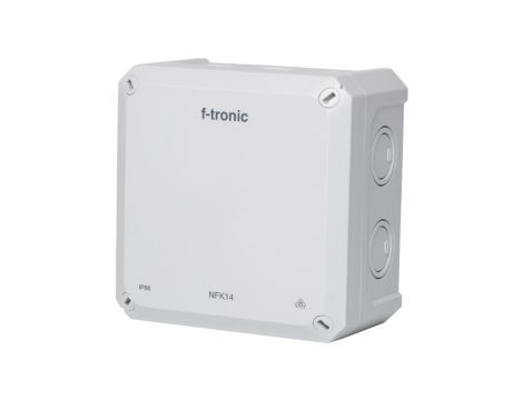 Puszka instalacyjna natynkowa NFK14 140x140x81mm bezhalogenowa hermetyczna IP66 szara NEPTUN Compact F-TRONIC