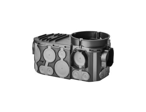 Puszka instalacyjna podtynkowa fi:60x67mm 4mm2 do elektroniki IT z membraną E550 F5 6xM20 5x M25 F-TRONIC