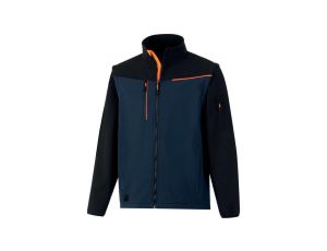 Softshell 2 w 1, 2 warstwy laminowane, kolor Granatowo-czarny, rozmiar: XXL, SOCCIBMXX