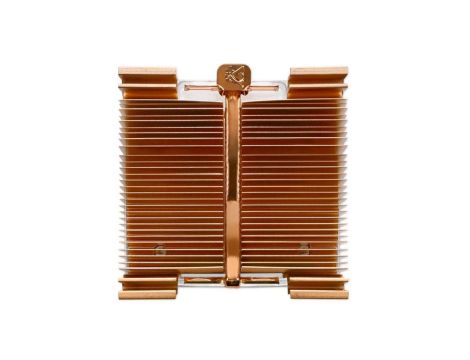 Radiator uniwersalny wytłaczany żeberkowy aluminium miedziane + płytka miedziana