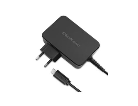 Qoltec Szybka Ładowarka PD 120W Turbo 5-28V 3-4.5A USB-C Czarna