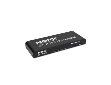 Qoltec Aktywny rozdzielacz Splitter 4 x HDMI 4K x 2K 6Gb/s 60Hz High stability