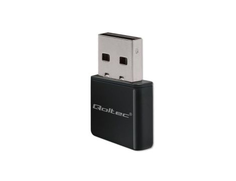 Qoltec Bezprzewodowy Ultra szybki mini adapter NANO WiFi Standard N USB 2.0 300Mbps