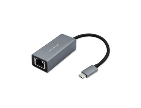 Qoltec Adapter USB-C na RJ45 Ethernet 1000Mb/s Aluminiowa obudowa