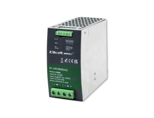 Qoltec Moduł UPS DC na szynę DIN 40A 24V