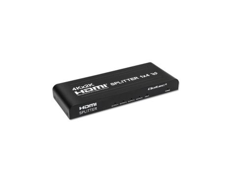Qoltec Aktywny rozdzielacz Splitter 4 x HDMI 4K x 2K 3.4Gb/s High stability