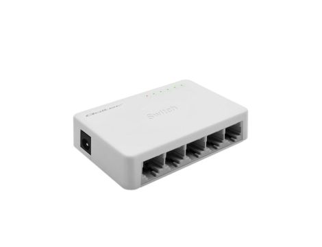 Qoltec SWITCH Przełącznik sieciowy 5 x port RJ45 1000Mbps Fast Ethernet LAN