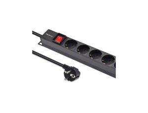 Qoltec Aluminiowa Listwa zasilająca PDU do RACK 16A 16 x SCHUKO Pionowa 1.8m
