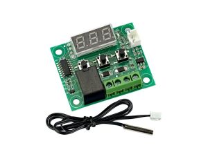 TERMOSTAT ELEKTRONICZNY REGULATOR TEMPERATURY STEROWNIK CYFROWY 12V / 230V