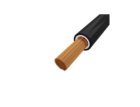 Przewód 4mm2 czarny H07V-K 100m Linka sterownicza BiTOne 450/750V 4879