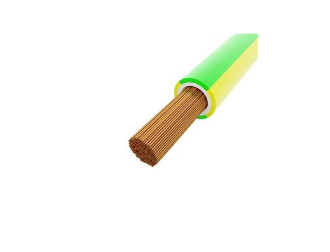 Przewód 6mm2 żół.-ziel. H07V-K 100m Linka sterownicza BiTOne 450/750V 5555